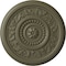 Ekena Millwork Marseille Ceiling Medallion (Fits Canopies up to 4 1/4"), 16 1/8"OD x 5/8"P, Spartan Stone CM16MASSF - alternate 1